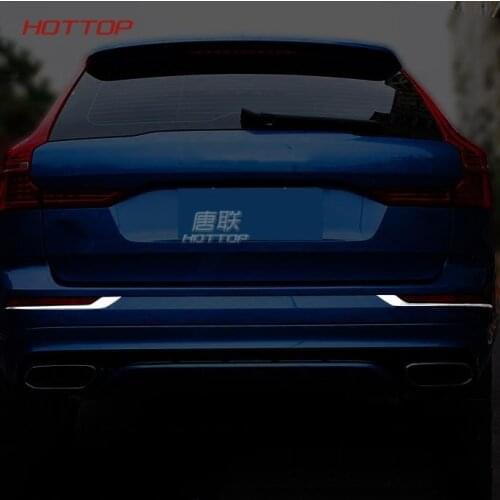 Car Exterior Rear Fog Light Lamp Cover Trim FIT For Volvo XC60 2018 Car Exterior Accessories Styling ABS Chrome