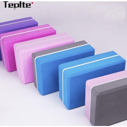 EVA yoga block foam block supporting gym Pilates for exercises Fitness shaping health training yoga strengthening the pillow