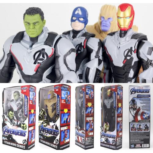 Hasbro Marvel Avengers Iron Man Thor Captain America Black Panther Anime Action Figures Doll Kid BoyToys Holiday Birthday Gift