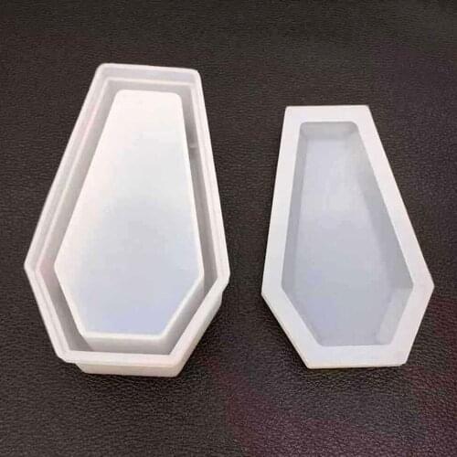 Coffin Trinket Box Silicone Mold Gothic Container Mold Resin Kit Art Supplies