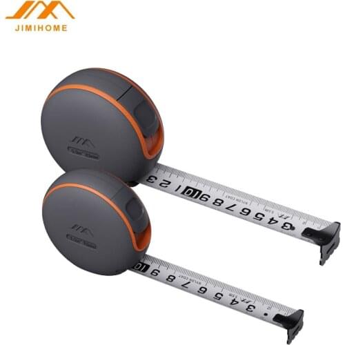 JIMI HOME 5.5M/3.5M Auto Self Lock Portable Tape Measure Coated Tape Ruler with Brake Button Wear Resistant Steel Measuring Tape