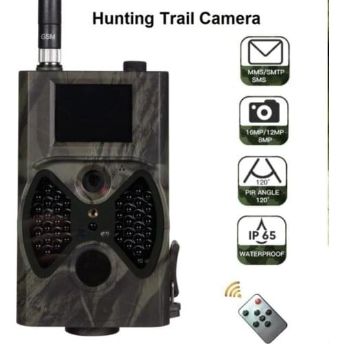 Cellular Hunting Trail Camera 16MP Photo Traps SMTP MMS GSM Night Vision HC330M Wildlife Wireless Cameras 1080P Scout