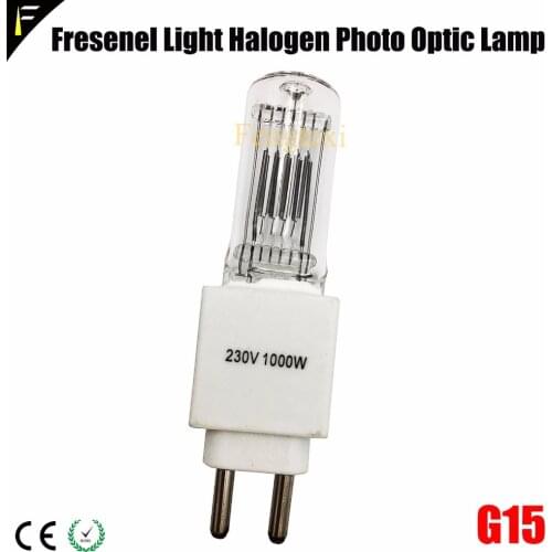 FTL CP40 1000Watts G22/G15 Quartz Bulb Halogen Lamp Warm 3200k for (Film/Sudio Light Fixture) Fresenel Light Halogen Lamp 1000w
