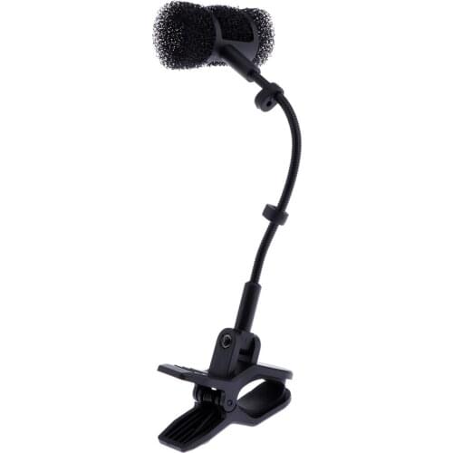 MagiDeal Erhu, Flute Microphone MIC Clip Holder Stage Performance Accessory