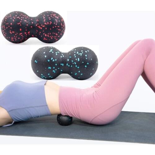 Mini Lacrosse Myofascia Ball Mobility Peanut Massage Ball High Density Lightweight Fitness Body Exercise Relieve Pain Yoga Ball