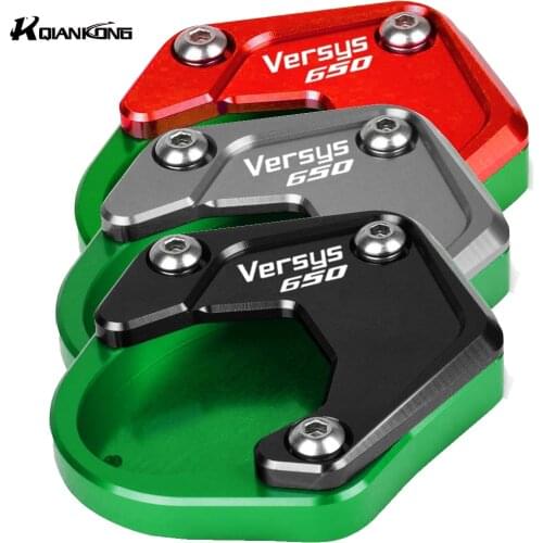 For Kawasaki Versys650 Versys 650 2010 2011 2012 2013 2014 2015 2016 2017 2018 2019 Side Stand Enlarge Plate Kickstand Extension