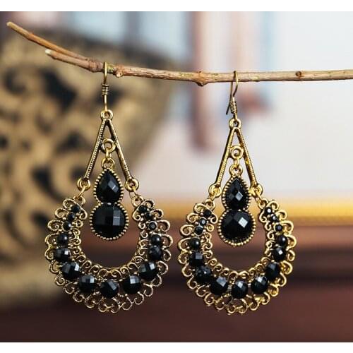 New Type of Nature Hollow Long Earrings Bohemian Earrings Party Christmas
