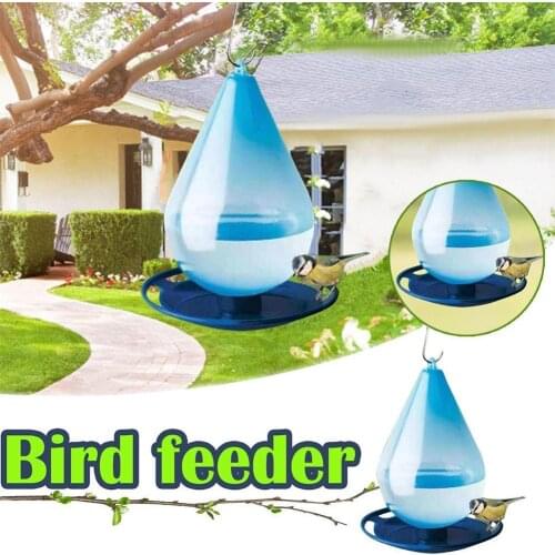Hanging Drop-shaped Bird Feeder Hummingbird Feeder Outdoor Garden Decoration Tool Accessories