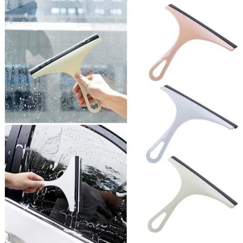 Useful Glass Window Wiper Soap Cleaner Squeegee Mirror Blade Blade Car Mirror Shower Home Car Bathroom Brush J6B9