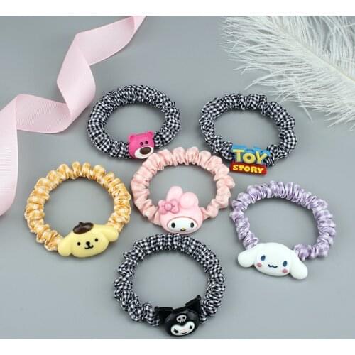 Korean Fashion Hair Rope Cute Animal Elastic Rubber Bands Hair Tie Girls Headdress Small Intestine Head Ropes Hair Accessories
