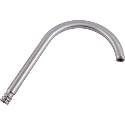 1 Piece 18mm Brushed Stainless Steel Faucet Outlet Pipe Kitchen Faucet Replacement Sink Faucet Spout