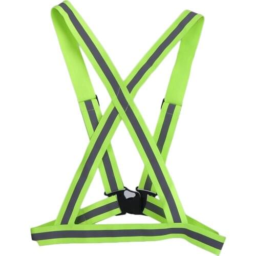 Highlight Reflective Straps Night Work Security Running Cycling Safety Wear Reflective Vest