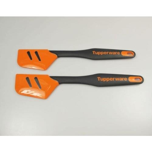 Tupperware Silicone Spatula, Available To Hold the TOP Spatula (2) Black-Orange BALL Dough Spatula