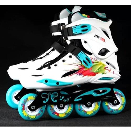 Japy Skate Original Freestyle M1 Professional Slalom Inline Skates Adult Roller Skating Shoe Sliding Free Skating Patines Adulto