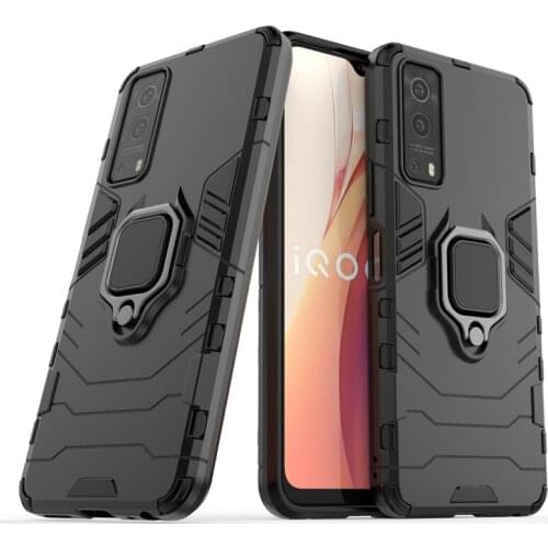 Hard Armor Magnetic Phone Case For Vivo iQOO Z3 Case For Vivo iQOO Z3 Cover Bumper Shockproof Full Cover For Vivo iQOO Z3 Fundas