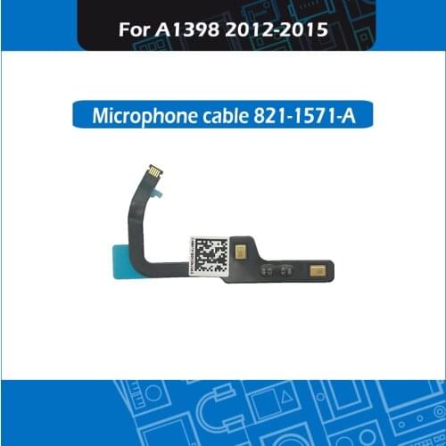10pcs/Lot A1398 Microphone Cable 821-1571-A For Macbook Pro Retina 15.4" A1398 Mic Flex Cable 2012 2013 2014 2015