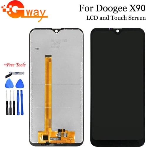 100% Tested For 6.1" Doogee X90 LCD Display and Touch Screen Digitizer Assembly Replacement For Doogee X90 Tools