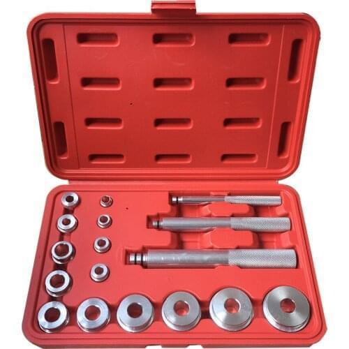 17 PCS Wheel Bearing Race Seal Bush Driver Master Tool Set Aluminum Axle Auto Set SK1148