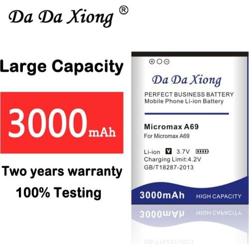 3000mAh Micromax A69 Battery for Micromax A69 mobile phone battery