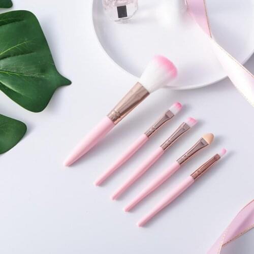 5Pcs/set Makeup Brushes Tool Set Cosmetic Powder Eye Shadow Blush Blending Beauty Make Up Brush Delicate Soft Brush Maquiagem