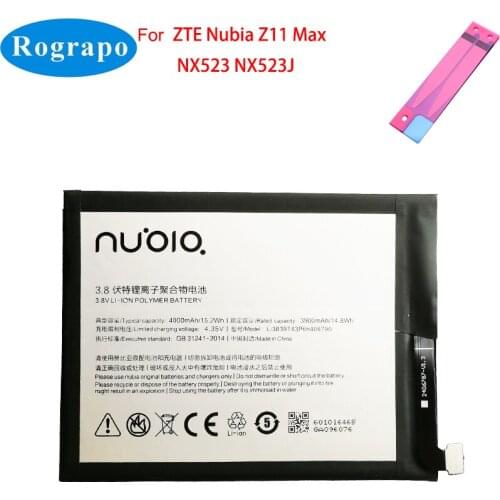 New 4000mAh Li3839T43P6h406790 Battery Bateria For ZTE Nubia Z11 Max NX523 NX523J NX535J Original Mobile Phone Batteries