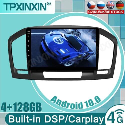 Car Android 4G+12G 9” 2 Din Car Video Radio Quad Core WIFI GPS Bluetooth Multimedia For Opel Buick Regal 2009-2013