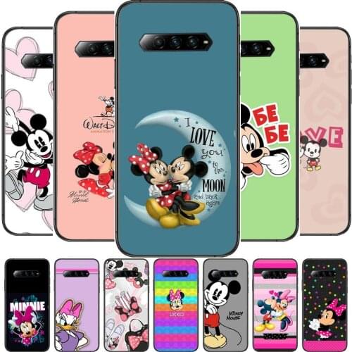 Minnie Mouse Disney Heart Black Soft Cover The Pooh For Huawei Nova 8Pro 7 6SE 5T 7i 5i 5 4 4E 3 3i 3E 2i Pro Phone Case cases