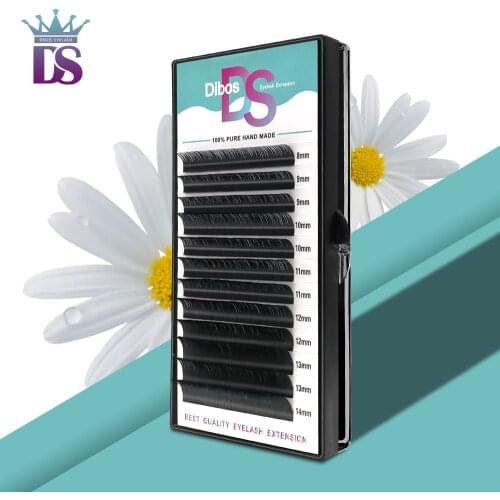 Dibos All Size 005/007/015/020 J/B/C/Dcurl Lashes Individual Faux Mink Eyelashes Volume Lashes Silk Fake False Eyelash extension