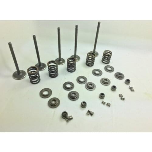 HISUN 700ATV 700UTV ENGINE COMPLET VALVE SPRING SEAT COTTER SEAL STEM CLIP KIT SET FOR Bennche Massimo Supermarch