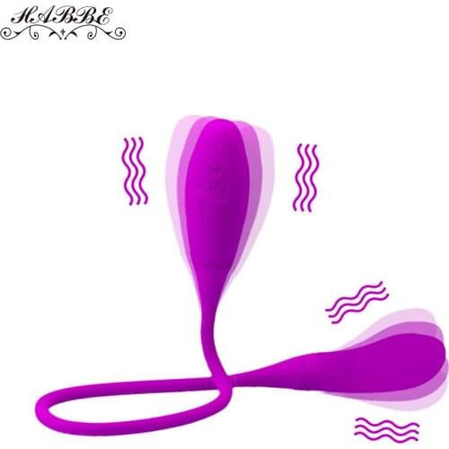 Double Dildo Sex Toys For Women Men Anal Vibrator Clitoris Stimulator Tongue Butt Plug Vibrating Eggs Adult Sex Products