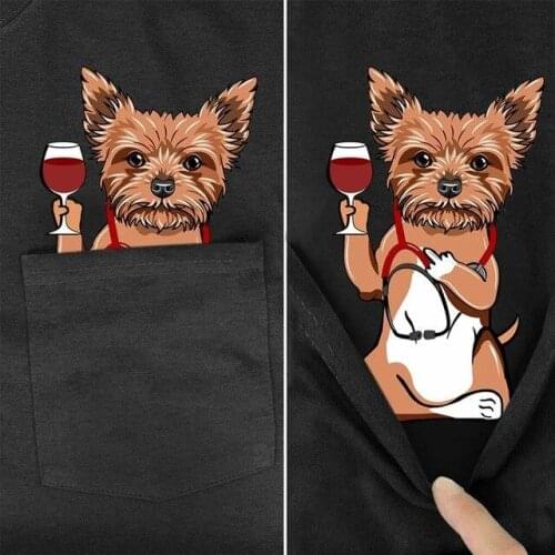 PLstar Cosmos T Shirt Fashion summer pocket Pug printed t-shirt men for women shirts tops funny cotton black tees plus size