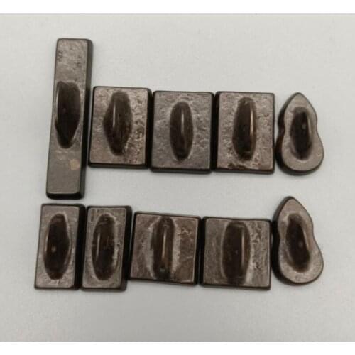 China brass archaize small seal crafts statue A set