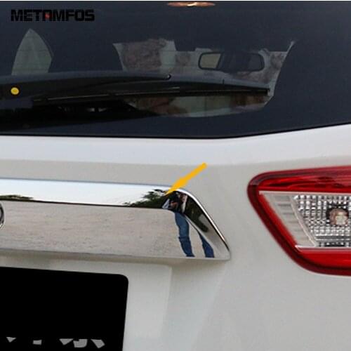 For Subaru XV Crosstrek SUV 2018 2019 2020 Rear Trunk Streamer Tailgate Door Strip Decoration Sticker Accessories Car Styling
