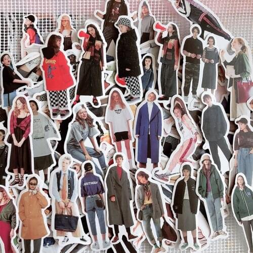 142pcs/set magazine style girl daily life sticker DIY scrapbooking base collage photo album diary happy plan decoration stickers