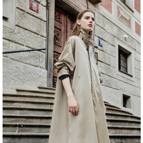 New European Khaki Windbreaker in Early Spring of 2021