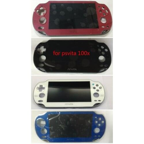 Original new for ps vita 1000 for psvita 1000 lcd display with touch screen digital assembled with frame black/blue/Red/white