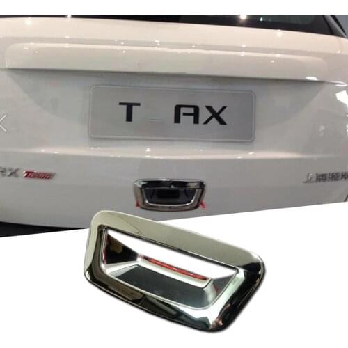 Fit For Chevrolet Trax 2014 - 2019 ABS Chrome Car Accessories Rear Trunk Door Handle Bowl Cover Trim Decoration