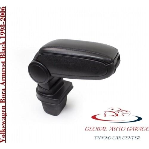 For Volkswagen Bora Armrest 1998-2006 Car Accessories Storage Box Easy Install Universal Cup Holder Interior Auto Charging USB