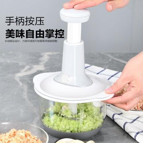 Vegetable stirrer and meat grinder clap music hand grinder meat grinder hand press cooking machine garlic mash mandoline slicer