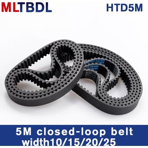 HTD 5M Timing Belt 475/480/485/490mm Length 10/15/20/25mm Width 5mm Pitch Rubber Pulley Belt Teeth 95 96 97 98 synchronous belt