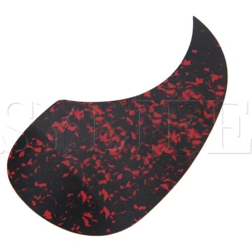 SELF ADHESIVE Acoustic Guitar Pickguard Comma Shape flower spot