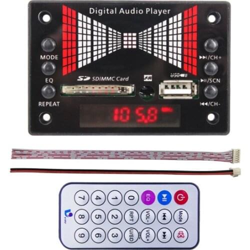 SOTAMIA Bluetooth Speaker MP3 Decoder Board Color Screen Audio Decoder Support Radio FM USB TF AUX For Sound Amplifier 10Pcs