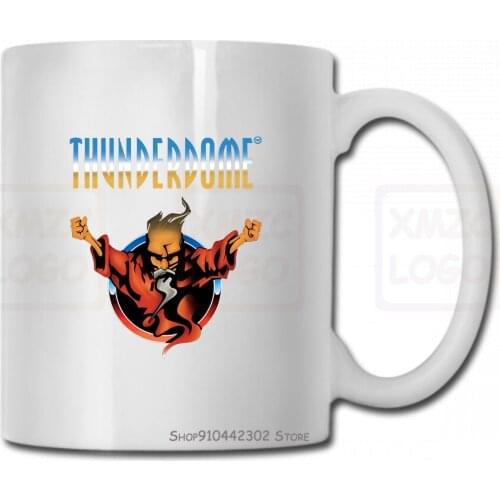 Thunderdome Hardcore Techno And Gabber Mens Black Mug Cup Size Stoxxl Women Men