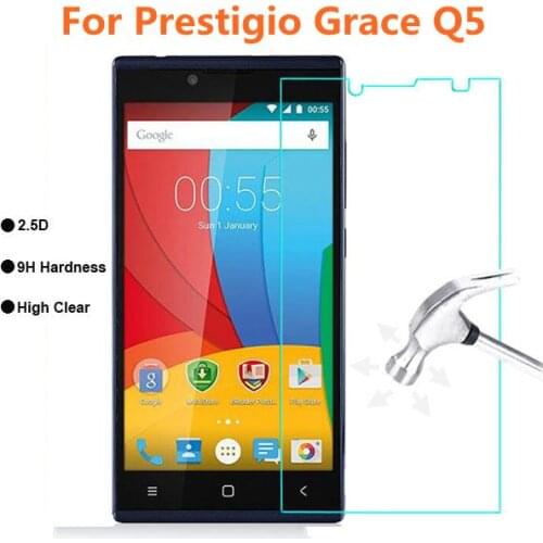 For Prestigio Grace Q5 Tempered Glass 9H Cover Protective Film Safety Front Screen Protector For 5506 PSP5506 DUO Guard