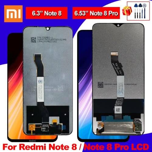 6.3" Original For Xiaomi Redmi Note 8 LCD Touch Screen Digitizer Replacement Parts For Redmi Note 8 LCD Screen