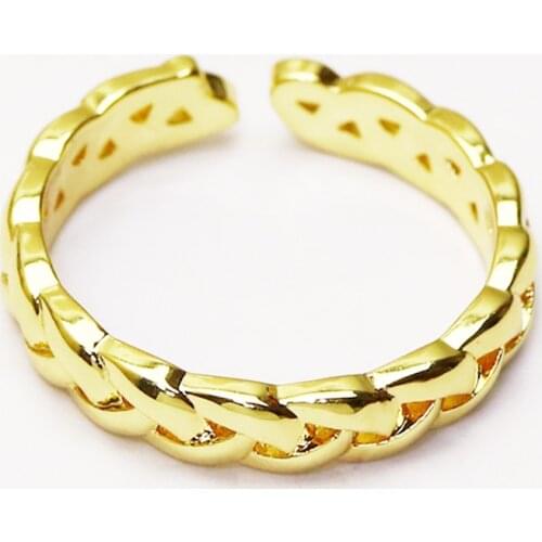 10 piece Open jewelry rings Gold color jewelry rings Gift for women jewelry Gift Simple rings 51318