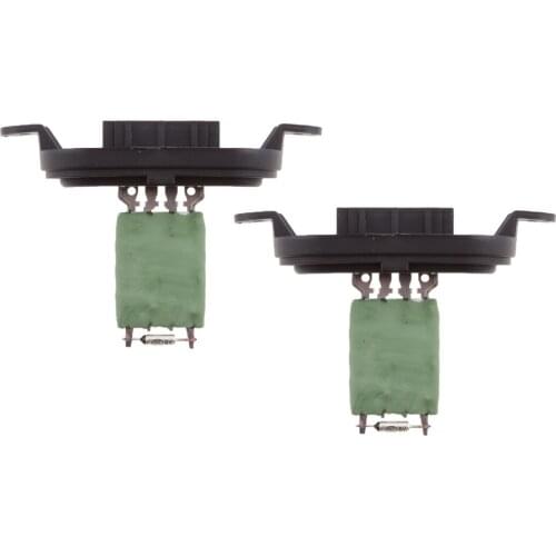 2pcs Fan Motor Fan Resistor Fan Motor Control Resistor Fan For VW Transporter Touareg