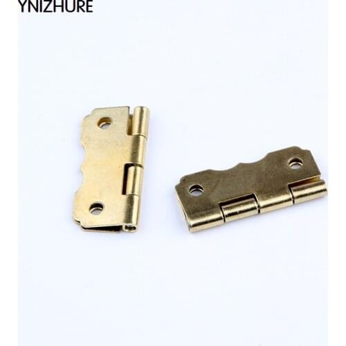 50pcs 30 * 25mm Small hinge closing cabinet hinges butterfly hinge wooden wine box 270 degrees