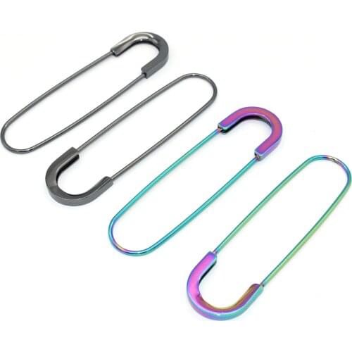 8pcs Large Safety Pins Metal Needles Pins Tag Brooch Clips Sewing Tools Accessory For DIY Fastener Clothing Skirt Craft Supplies