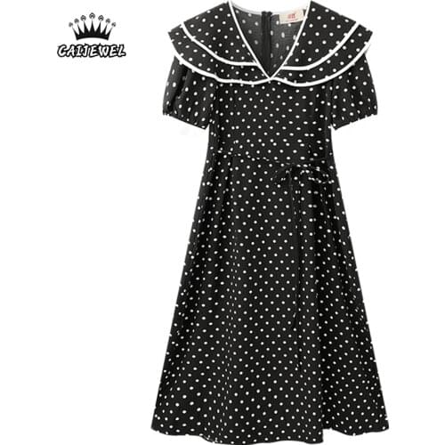 Летние платья в горошек CAIJEWEL China At AliExpress